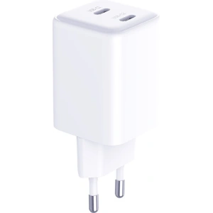 Hurtownia GSM - Hálózati töltő 3MK Hyper Charger PD 45W fehér + 2x USB-C / USB-C kábel - 3MK6197 - {ean13} - Hurt
