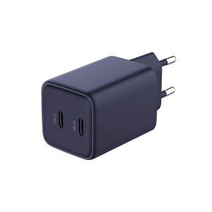 Hurtownia GSM - Hálózati töltő 3MK Hyper Charger PD 45W fekete + 2x USB-C / USB-C kábel - 3MK6198 - {ean13} - Hurt