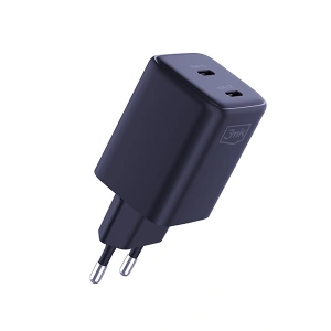 Hurtownia GSM - Síťová nabíječka 3MK Hyper Charger PD 45W černá/black + 2x kabel USB-C / USB-C - 3MK6198 - {ean13} - Hurt
