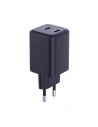 Hurtownia GSM - Hálózati töltő 3MK Hyper Charger PD 45W fekete + 2x USB-C / USB-C kábel - 3MK6198 - {ean13} - Hurt