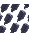 Hurtownia GSM - Hálózati töltő 3MK Hyper Charger PD 45W fekete + 2x USB-C / USB-C kábel - 3MK6198 - {ean13} - Hurt