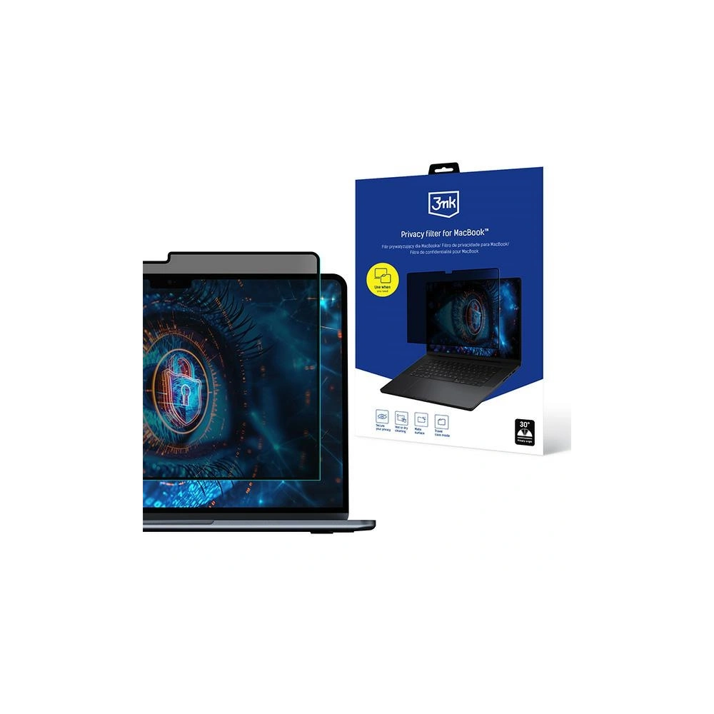 Hurtownia GSM - Prywatyzáló fólia 3MK Privacy Filter Apple MacBook Air 13" M2 2022 - 3MK6200 - {ean13} - Hurt