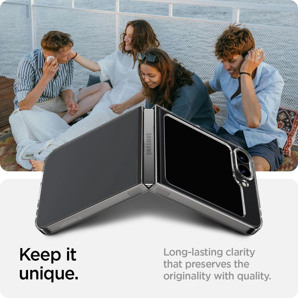 Wholesale Spigen Airskin Samsung Galaxy Z Flip 6 Crystal Clear - SPN3436 - {ean13} - Hurt