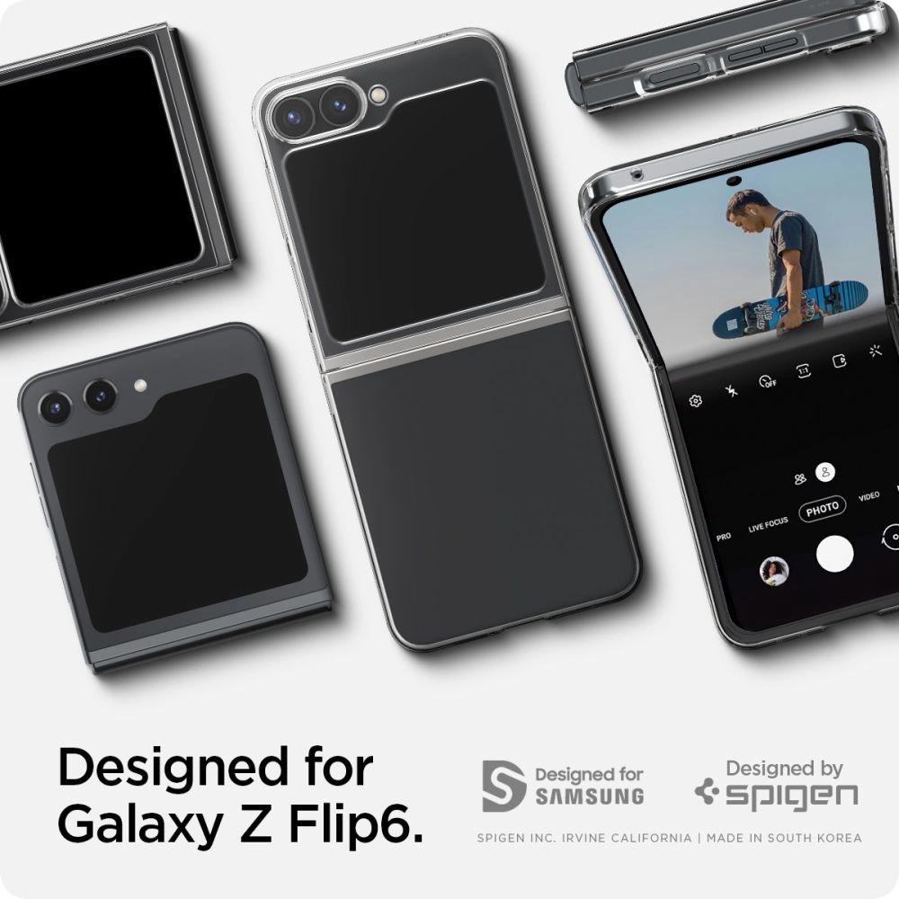 Wholesale Spigen Airskin Samsung Galaxy Z Flip 6 Crystal Clear - SPN3436 - {ean13} - Hurt