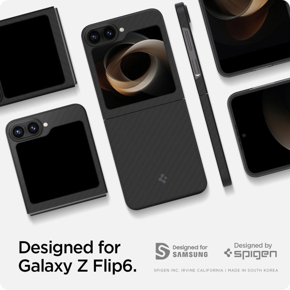 Wholesale Spigen Airskin Samsung Galaxy Z Flip 6 Aramid Black - SPN3439 - {ean13} - Hurt
