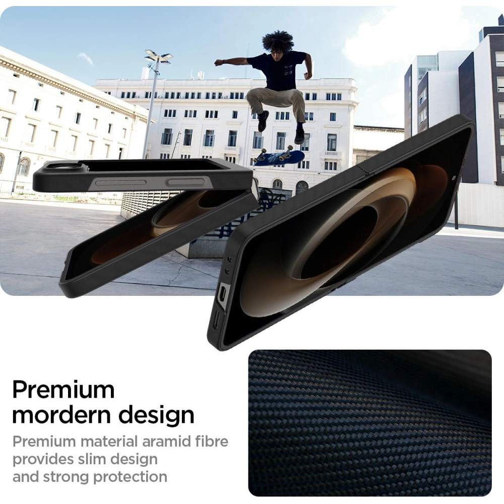 Wholesale Spigen Airskin Samsung Galaxy Z Flip 6 Aramid Black - SPN3439 - {ean13} - Hurt