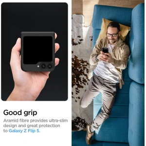 Hurtownia GSM - Etui Spigen Airskin Samsung Galaxy Z Flip 6 Aramid Fekete - SPN3439 - {ean13} - Hurt