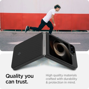 Hurtownia GSM - Etui Spigen Airskin Samsung Galaxy Z Flip 6 Aramid Fekete - SPN3439 - {ean13} - Hurt