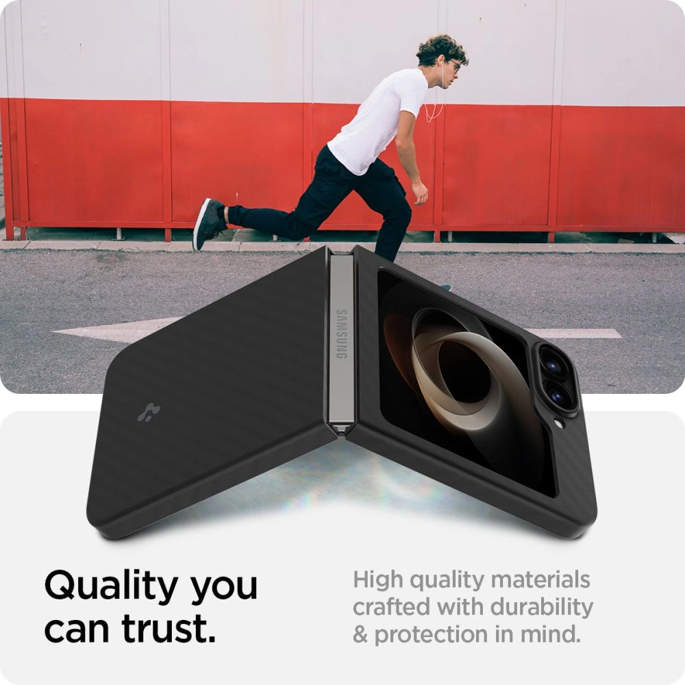 Wholesale Spigen Airskin Samsung Galaxy Z Flip 6 Aramid Black - SPN3439 - {ean13} - Hurt
