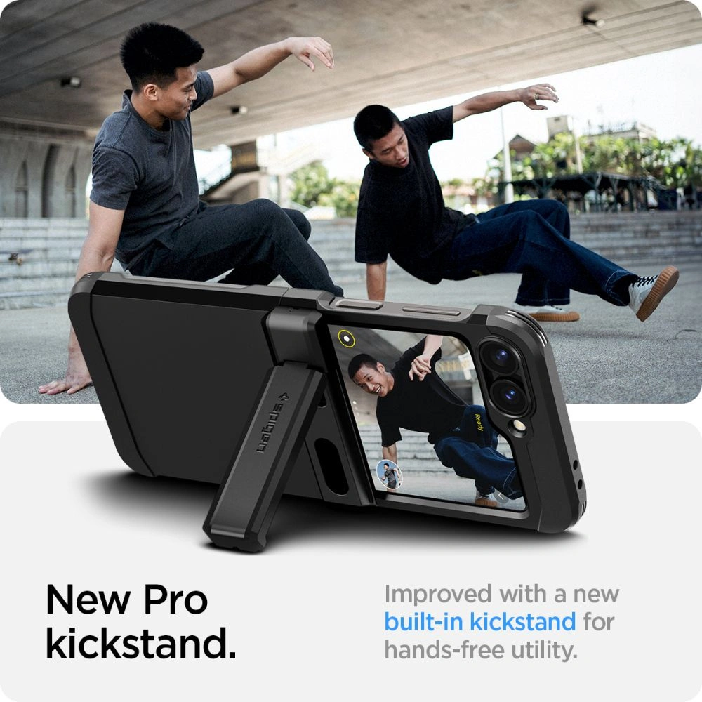 Wholesale Spigen Tough Armor Pro Samsung Galaxy Z Flip 6 Black - SPN3440 - {ean13} - Hurt