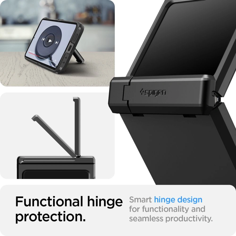 Wholesale Spigen Tough Armor Pro Samsung Galaxy Z Flip 6 Black - SPN3440 - {ean13} - Hurt