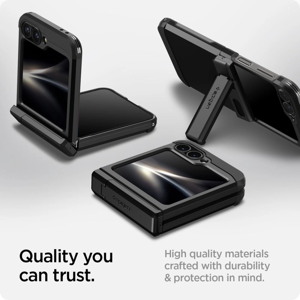 Wholesale Spigen Tough Armor Pro Samsung Galaxy Z Flip 6 Black - SPN3440 - {ean13} - Hurt