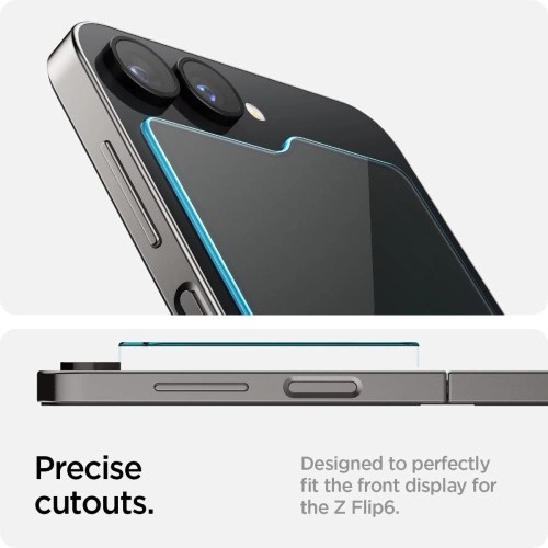 Szkło hartowane Spigen GLAS.tR ez Fit Samsung Galaxy Z Flip 6 / 7 FE Clear [2 PACK]