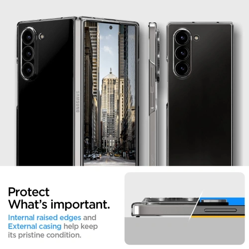 Etui Spigen Airskin Samsung Galaxy Z Fold 6 Crystal Clear