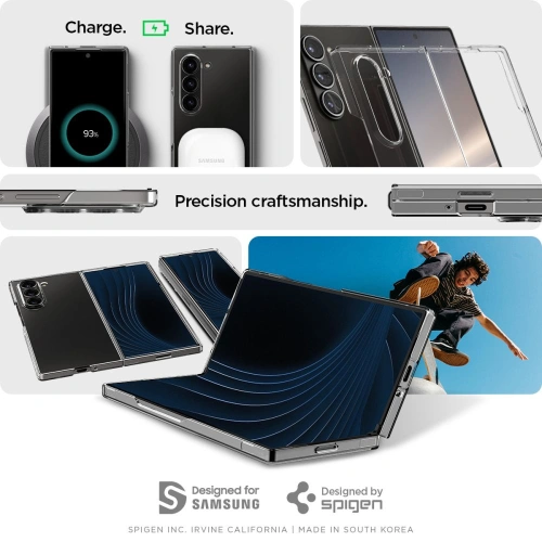 Etui Spigen Airskin Samsung Galaxy Z Fold 6 Crystal Clear