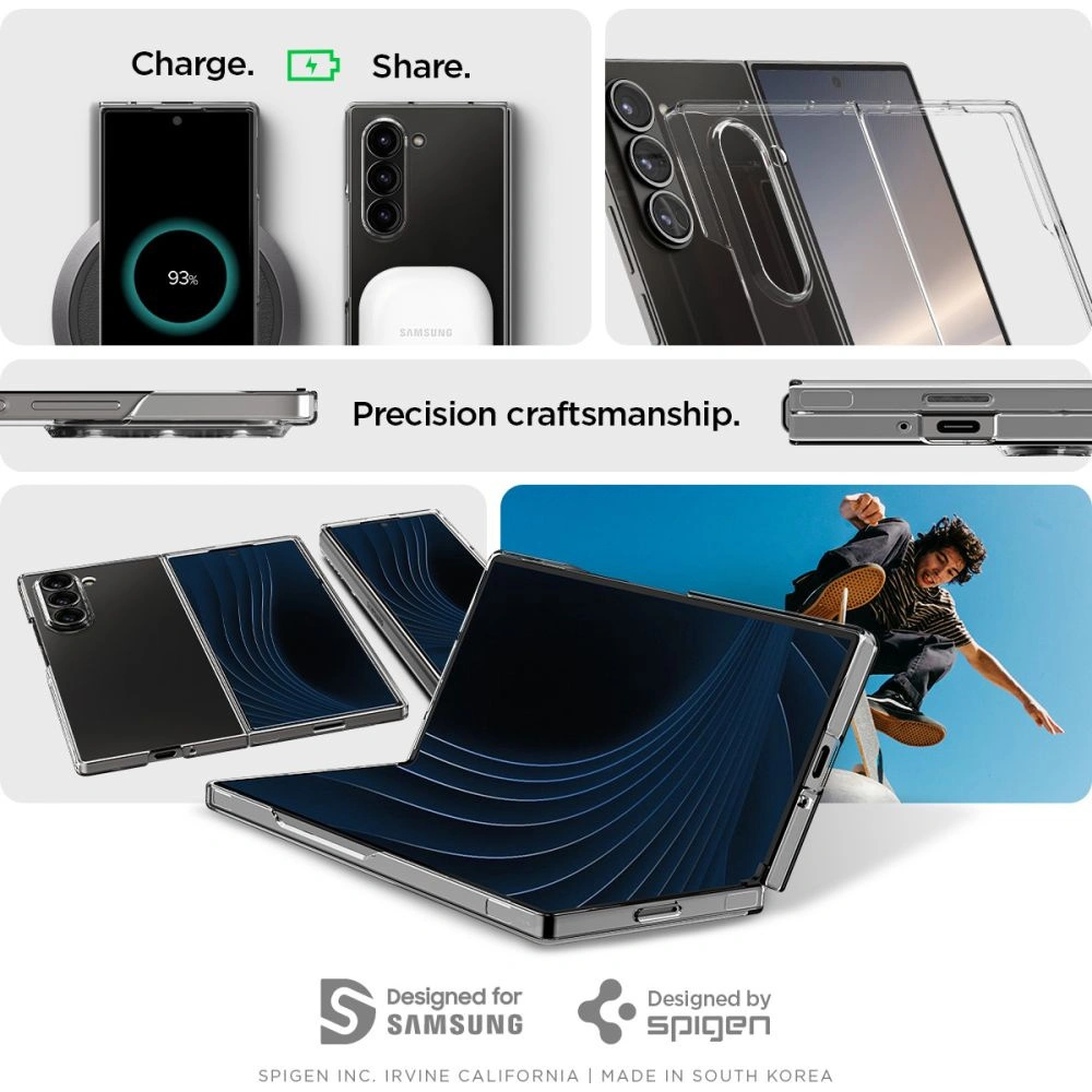 Hurtownia GSM - Etui Spigen Airskin Samsung Galaxy Z Fold 6 Crystal Clear - SPN3442 - {ean13} - Hurt