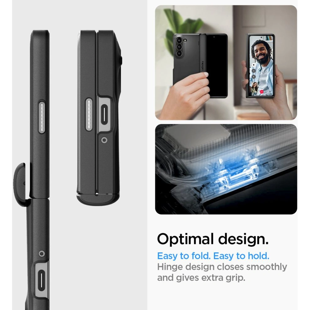 Hurtownia GSM - Etui Spigen Slim Armor Pro Samsung Galaxy Z Fold 6 Negru - SPN3444 - {ean13} - Hurt