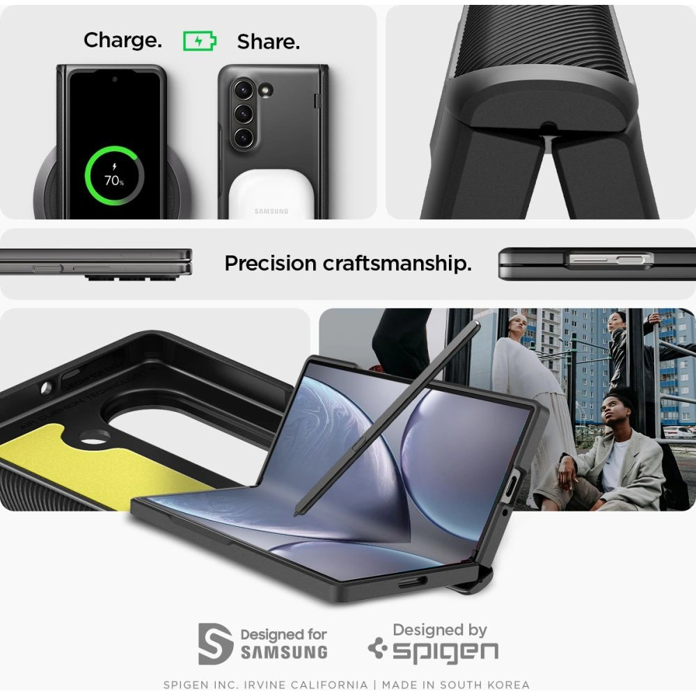 Hurtownia GSM - Etui Spigen Slim Armor Pro Samsung Galaxy Z Fold 6 Černá - SPN3444 - {ean13} - Hurt