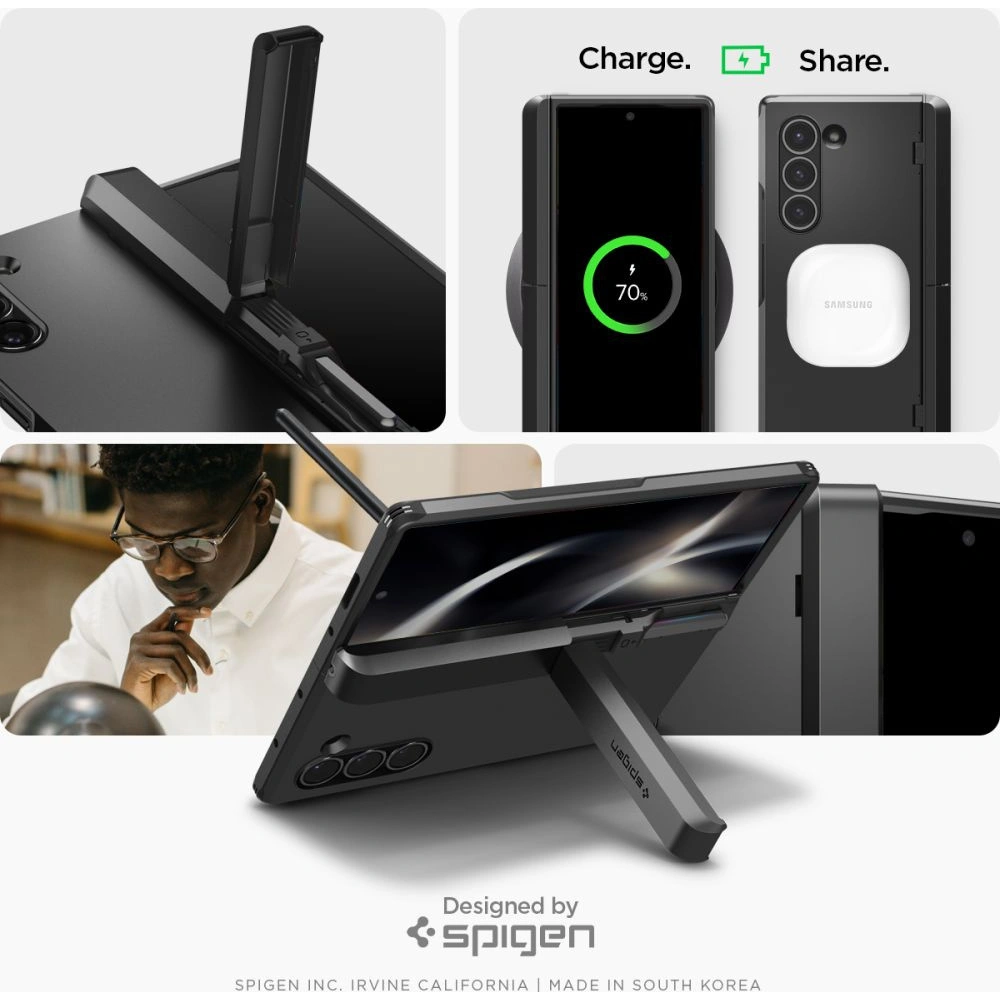 Hurtownia GSM - Etui Spigen Tough Armor Pro Pen Samsung Galaxy Z Fold 6 černé - SPN3445 - {ean13} - Hurt