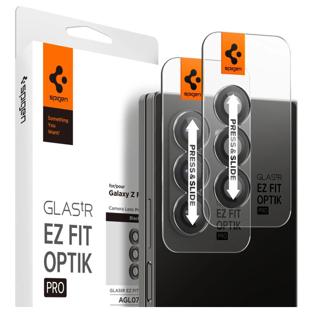 Hurtownia GSM - Sticlă temperată pentru aparat Spigen Optik.tr ez Fit Camera Protector Samsung Galaxy Z Fold 6 Negru [2 PACK] - SPN3446 - {ean13} - Hurt