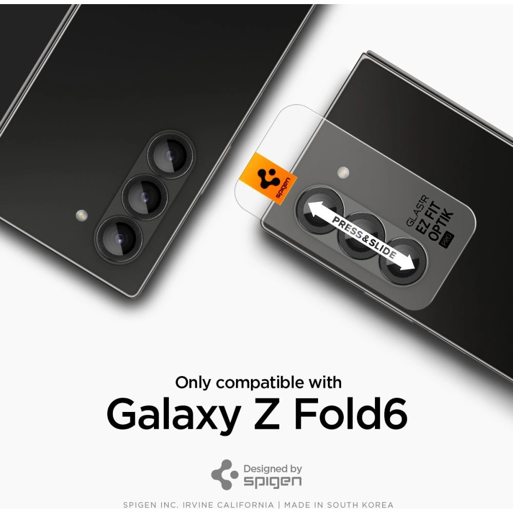 Hurtownia GSM - Sticlă temperată pentru aparat Spigen Optik.tr ez Fit Camera Protector Samsung Galaxy Z Fold 6 Negru [2 PACK] - SPN3446 - {ean13} - Hurt