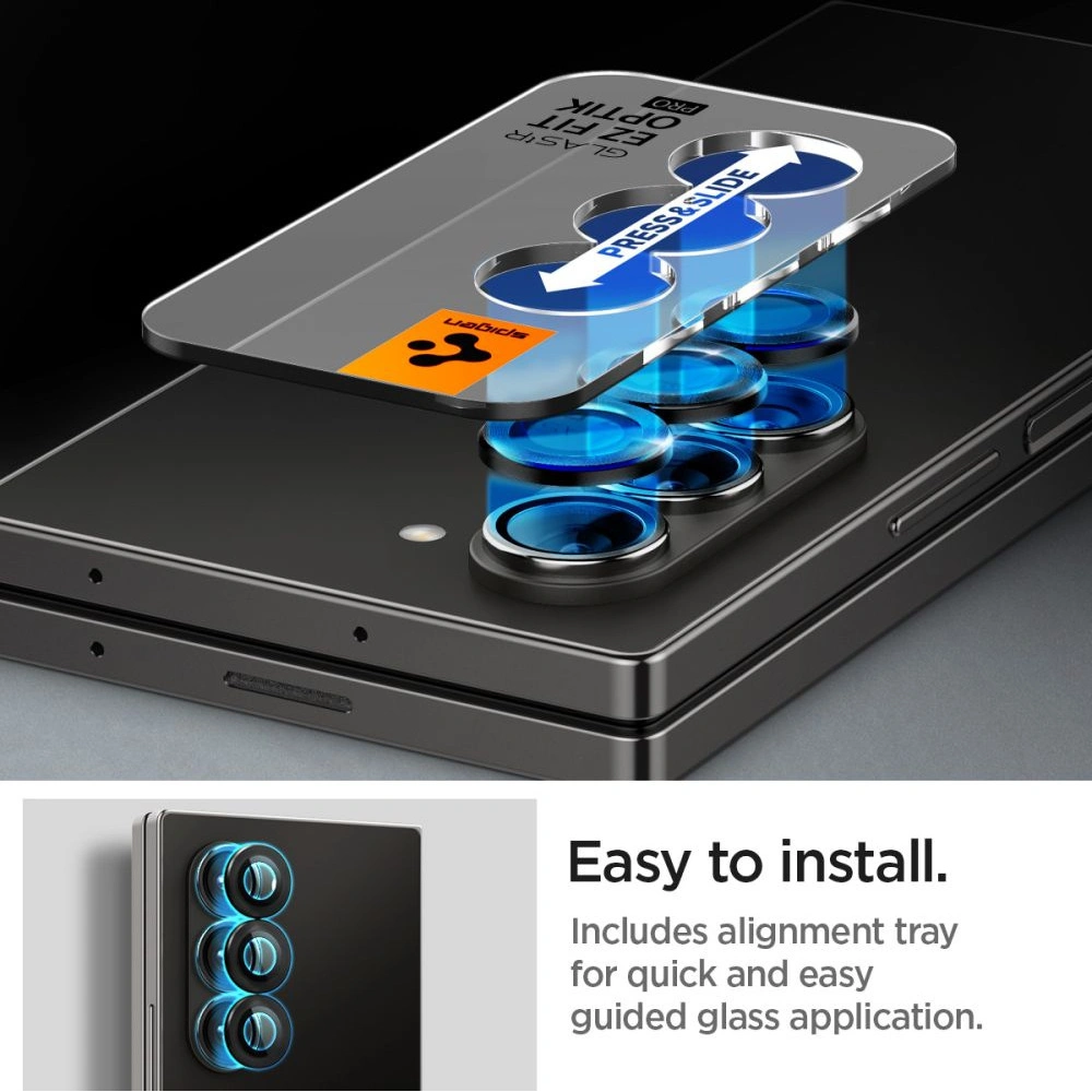 Wholesale Spigen Optik.tr ez Fit Camera Protector Samsung Galaxy Z Fold 6 Black [2 PACK] - SPN3446 - {ean13} - Hurt