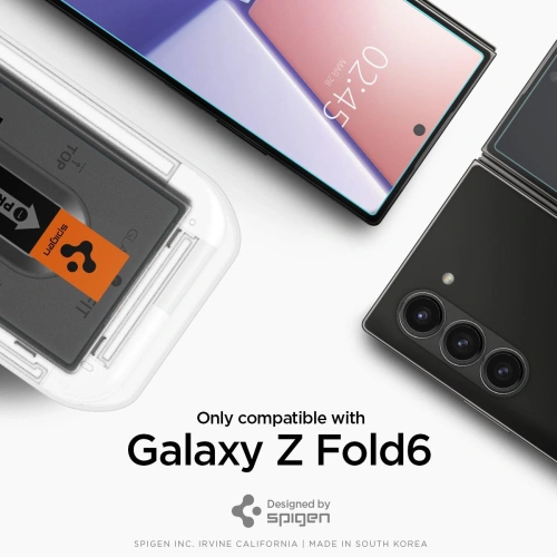 Szkło hartowane Spigen GLAS.tR ez Fit Samsung Galaxy Z Fold 6 Clear [2 PACK]