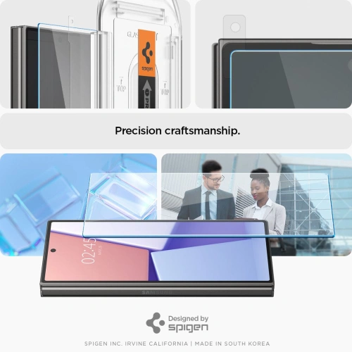 Szkło hartowane Spigen GLAS.tR ez Fit Samsung Galaxy Z Fold 6 Clear [2 PACK]