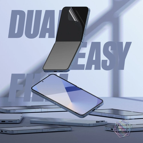 Folia hydrożelowa Ringke Dual Easy Samsung Galaxy Z Flip 6 / 7 FE Clear [2 PACK]