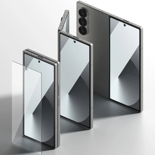 Szkło hartowane na ekran zewnętrzny Ringke Cover Display Samsung Galaxy Z Fold 6 Clear [2 PACK]