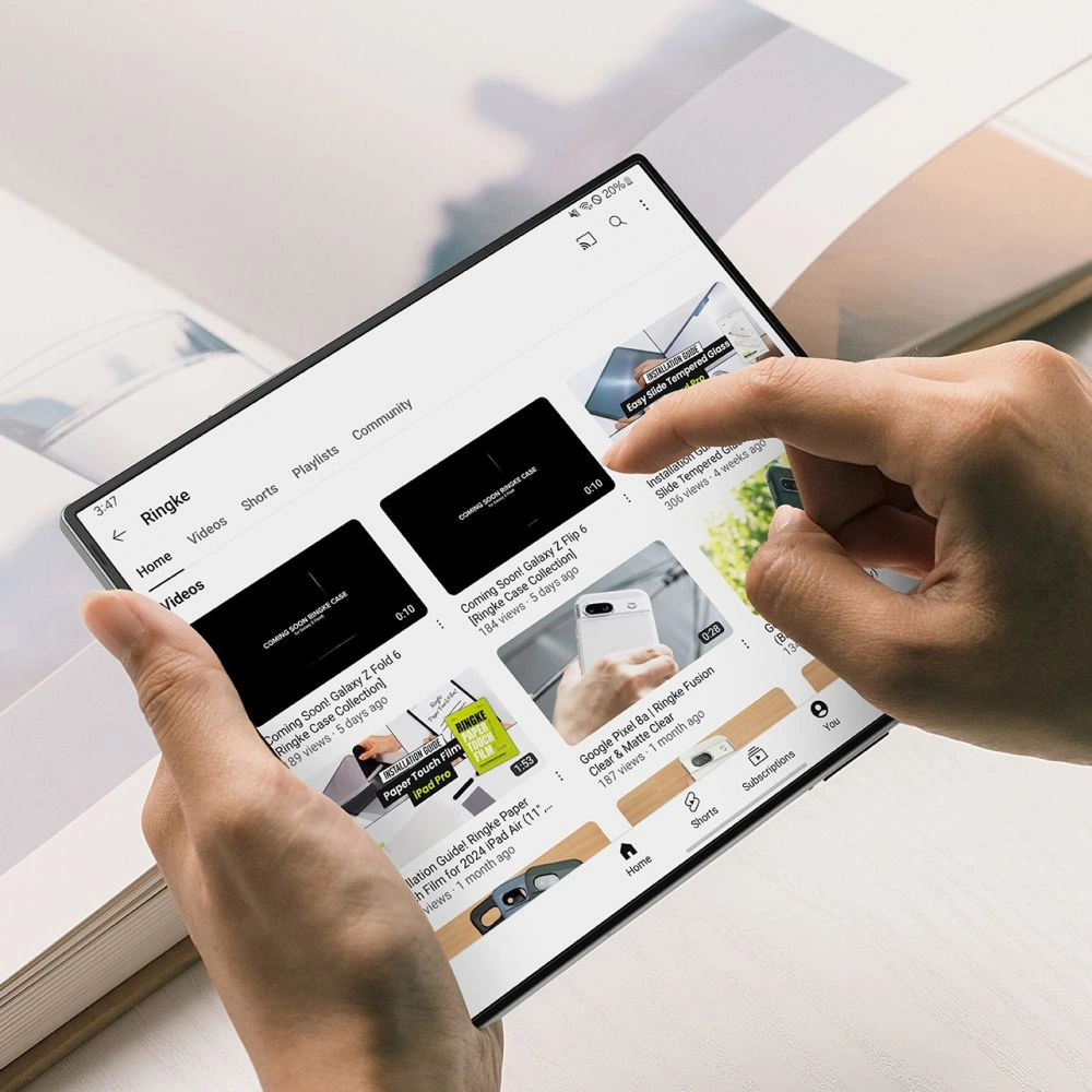 Hurtownia GSM - Folia hydrożelowa Ringke Dual Easy Samsung Galaxy Z Fold 6 Clear [2 PACK] - RGK1991 - {ean13} - Hurt