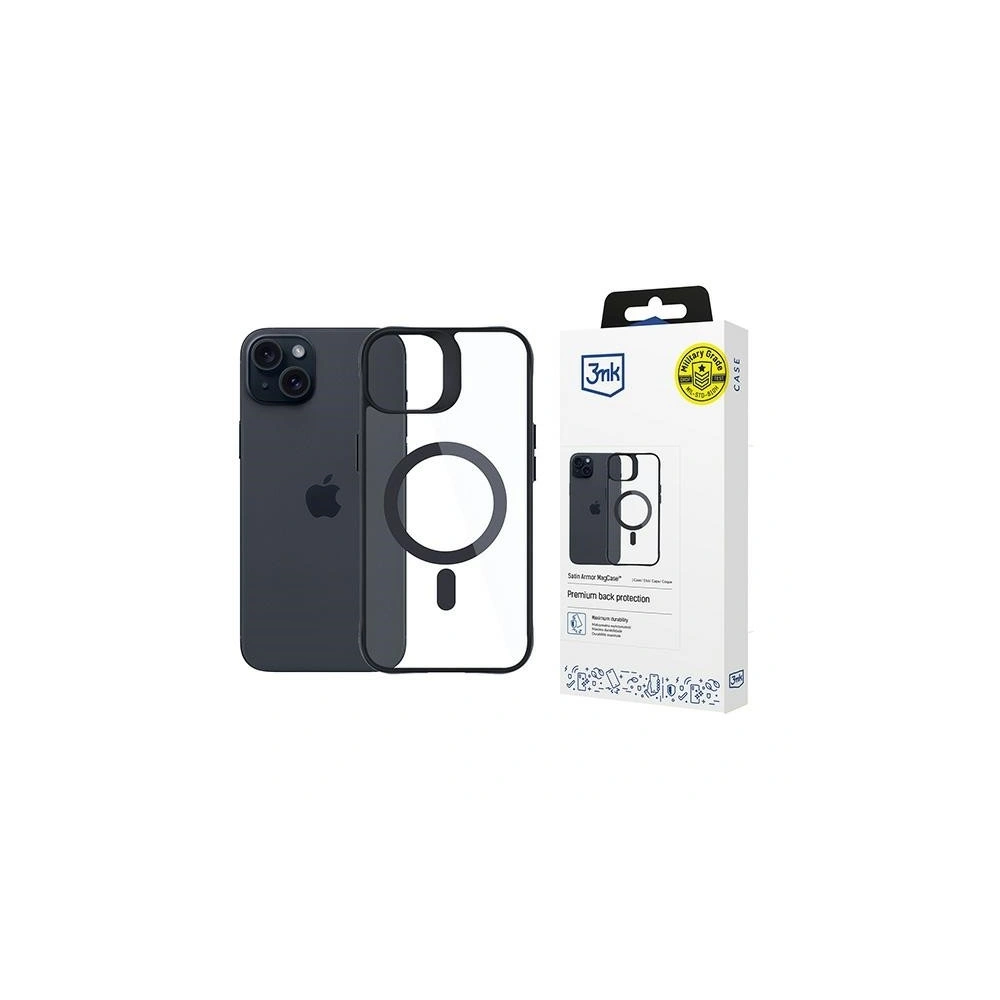 Hurtownia GSM - Etui 3MK Satin Armor MagCase Apple iPhone 15 Plus - 3MK6214 - {ean13} - Hurt