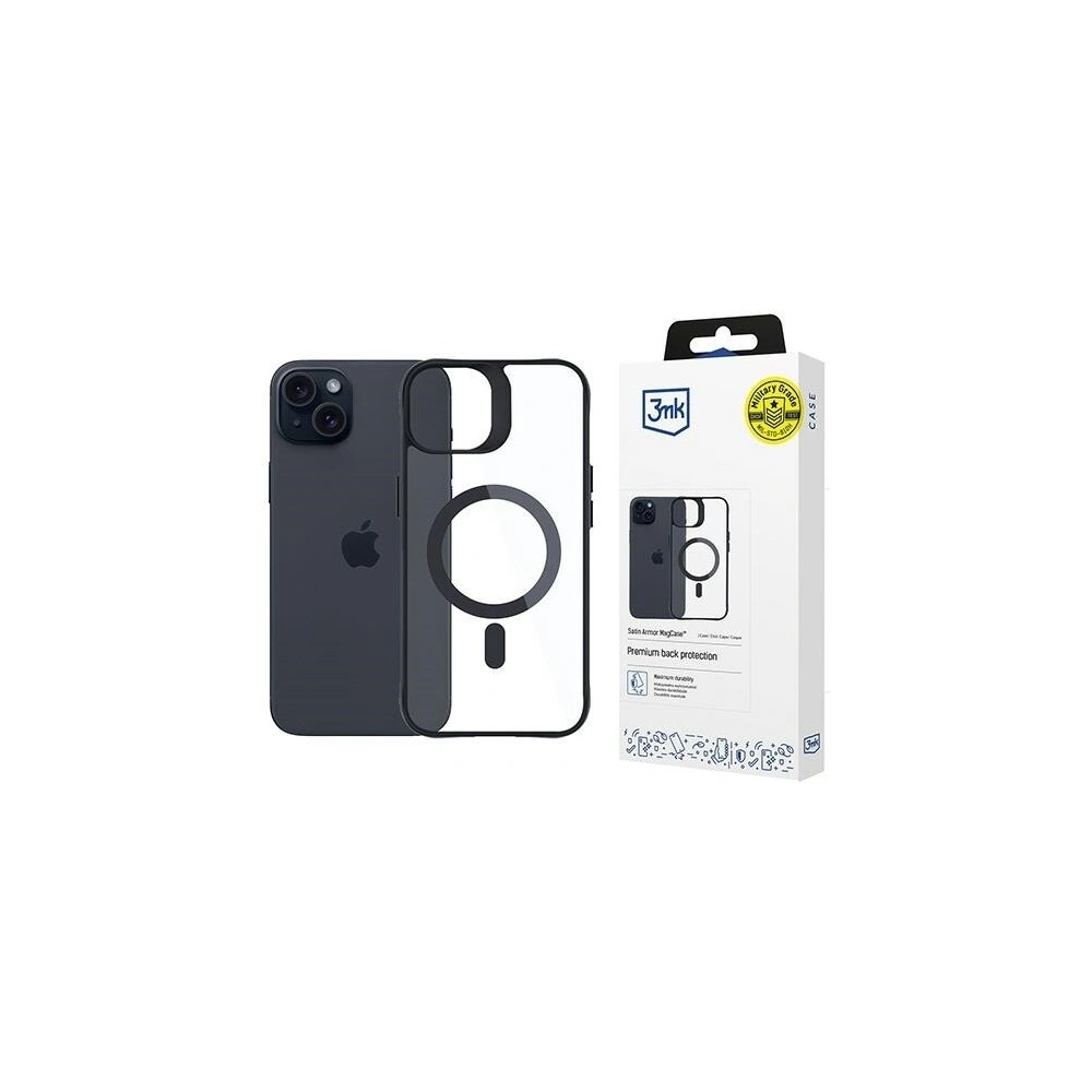 Hurtownia GSM - Etui 3MK Satin Armor MagCase Apple iPhone 15 - 3MK6217 - {ean13} - Hurt