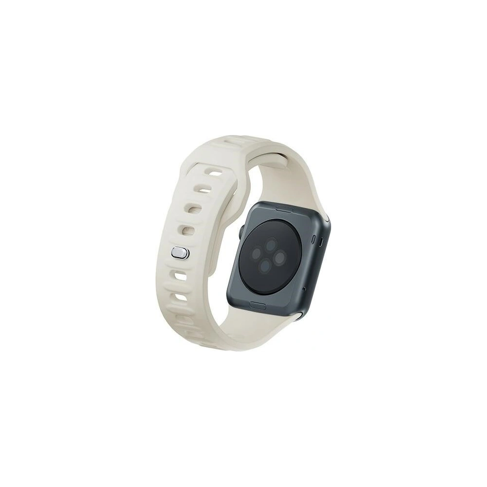 Hurtownia GSM - Pasek 3MK Silicone Watch Strap Apple Watch 4/5/6/7/SE/8/9/10 40/41/42mm beżowy/beige - 3MK6225 - {ean13} - Hurt