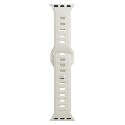 Pasek 3MK Silicone Watch Strap Apple Watch 4/5/6/7/SE/8/9/10 40/41/42mm beżowy/beige