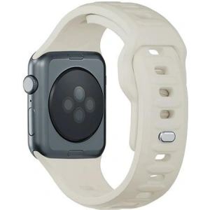 Hurtownia GSM - Panglica 3MK pentru ceas din silicon Apple Watch 4/5/6/7/SE/8/9/10 40/41/42mm bej/beige - 3MK6225 - {ean13} - Hurt