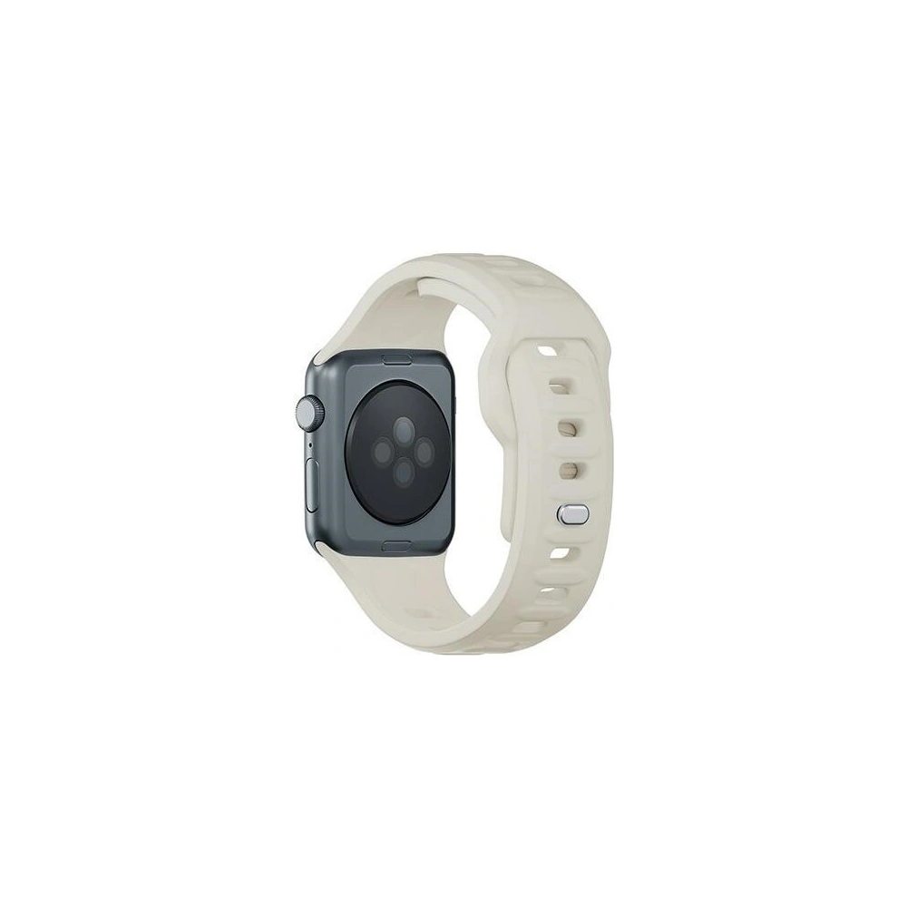 Hurtownia GSM - Pasek 3MK Silicone Watch Strap Apple Watch 4/5/6/7/SE/8/9/10 40/41/42mm beżowy/beige - 3MK6225 - {ean13} - Hurt