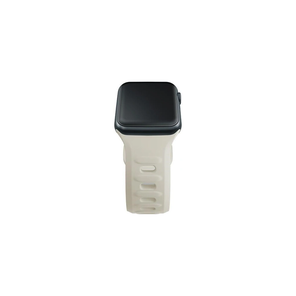Hurtownia GSM - Pasek 3MK Silicone Watch Strap Apple Watch 4/5/6/7/SE/8/9/10 40/41/42mm beżowy/beige - 3MK6225 - {ean13} - Hurt