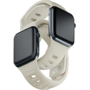Hurtownia GSM - Panglica 3MK pentru ceas din silicon Apple Watch 4/5/6/7/SE/8/9/10 40/41/42mm bej/beige - 3MK6225 - {ean13} - Hurt