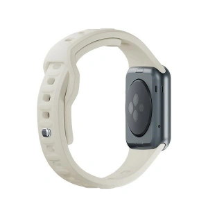 Hurtownia GSM - Pasek 3MK silikonový pás pro hodinky Apple Watch 4/5/6/7/8/9/SE/Ultra 42/44/45/49mm béžový/beige - 3MK6226 - {ean13} - Hurt