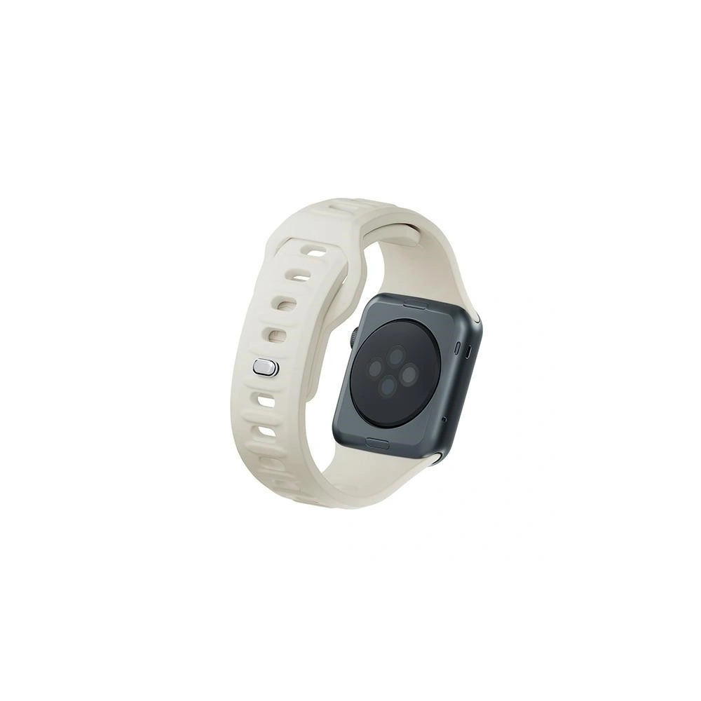 Hurtownia GSM - Pasek 3MK de silicon pentru ceas Apple Watch 4/5/6/7/8/9/SE/Ultra 42/44/45/49mm bej/beige - 3MK6226 - {ean13} - Hurt