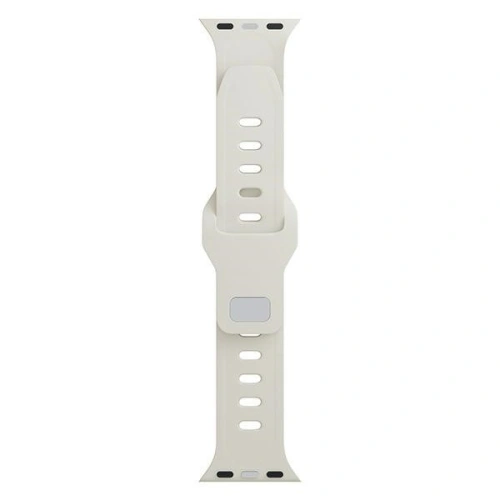 Pasek 3MK Silicone Watch Strap Apple Watch 4/5/6/7/8/9/SE/Ultra 42/44/45/49mm beżowy/beige