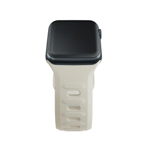 Hurtownia GSM - Pasek 3MK silikonový pás pro hodinky Apple Watch 4/5/6/7/8/9/SE/Ultra 42/44/45/49mm béžový/beige - 3MK6226 - {ean13} - Hurt