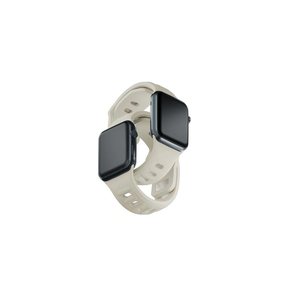 Wholesale 3MK Silicone Watch Strap for Apple Watch 4/5/6/7/8/9/SE/Ultra 42/44/45/49mm beige - 3MK6226 - {ean13} - Hurt
