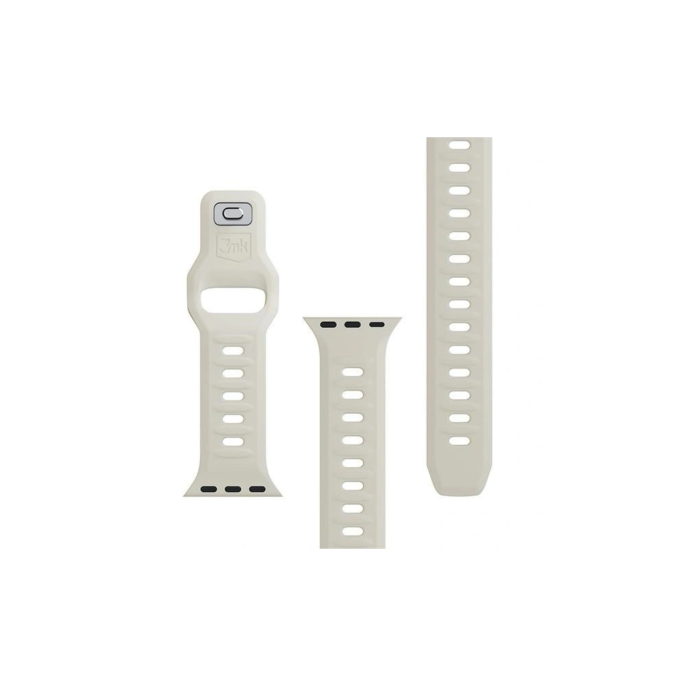 Wholesale 3MK Silicone Watch Strap for Apple Watch 4/5/6/7/8/9/SE/Ultra 42/44/45/49mm beige - 3MK6226 - {ean13} - Hurt