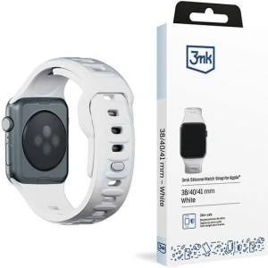 Hurtownia GSM - Pasek 3MK Silicone Watch Strap Apple Watch 4/5/6/7/SE/8/9/10 40/41/42mm alb/white - 3MK6227 - {ean13} - Hurt