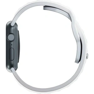 Hurtownia GSM - Pasek 3MK Silicone Watch Strap Apple Watch 4/5/6/7/SE/8/9/10 40/41/42mm alb/white - 3MK6227 - {ean13} - Hurt