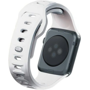 Hurtownia GSM - Pasek 3MK Silicone Watch Strap Apple Watch 4/5/6/7/SE/8/9/10 40/41/42mm alb/white - 3MK6227 - {ean13} - Hurt