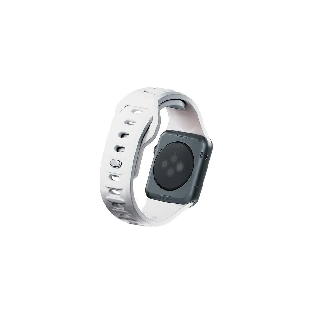 Hurtownia GSM - Pasek 3MK silikonový pro hodinky Apple Watch 4/5/6/7/SE/8/9/10 40/41/42mm bílý/white - 3MK6227 - {ean13} - Hurt