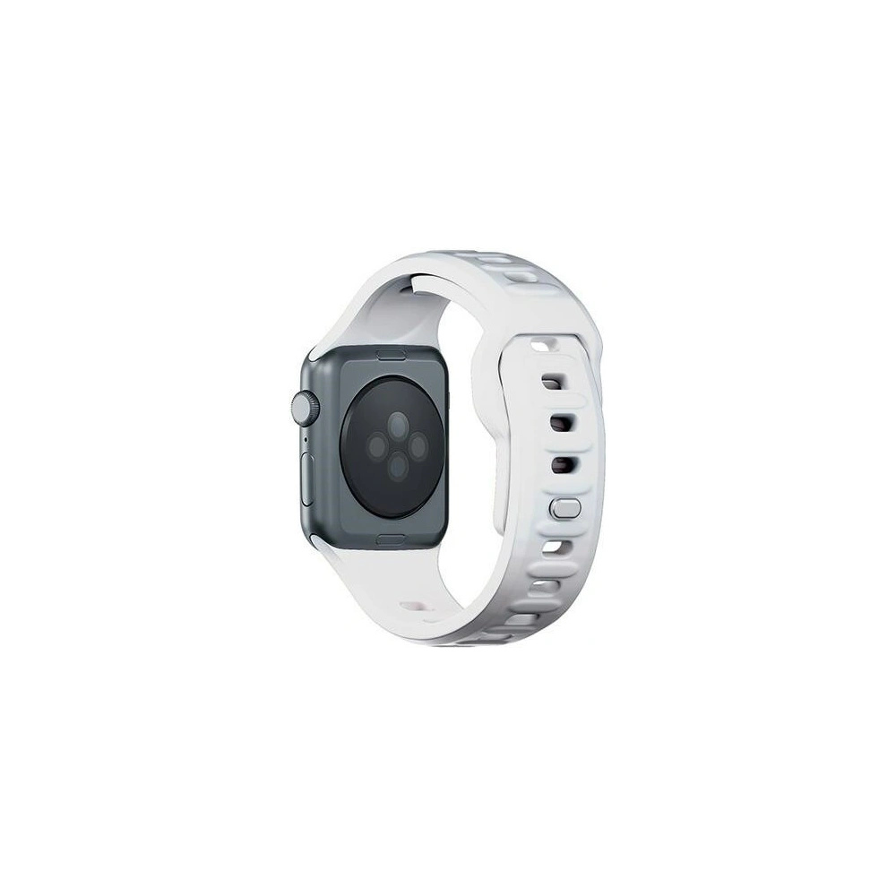 Hurtownia GSM - Pasek 3MK silikonový pro hodinky Apple Watch 4/5/6/7/SE/8/9/10 40/41/42mm bílý/white - 3MK6227 - {ean13} - Hurt